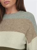 ONLATIA LIFE L/S STRIPE PULLOV KNT NOOS hedge green