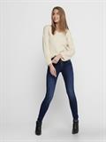 ONLATIA V-NECK L/S PULLOVER CC KNT almond milk