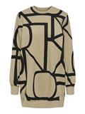 ONLAUDRINA L/S OVERSIZE O-NECK SWT nomad