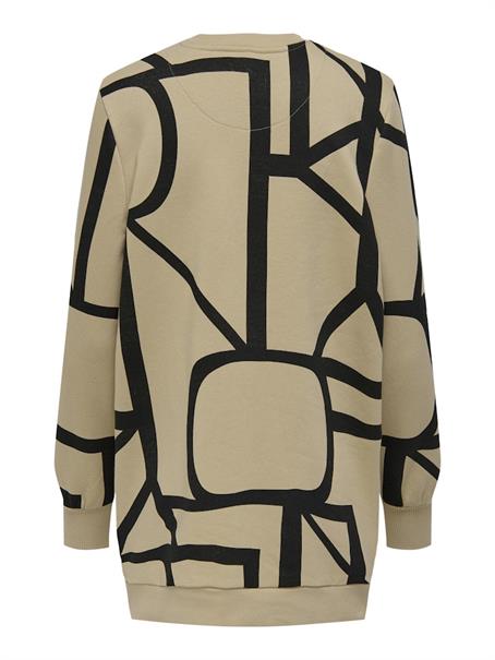 ONLAUDRINA L/S OVERSIZE O-NECK SWT nomad