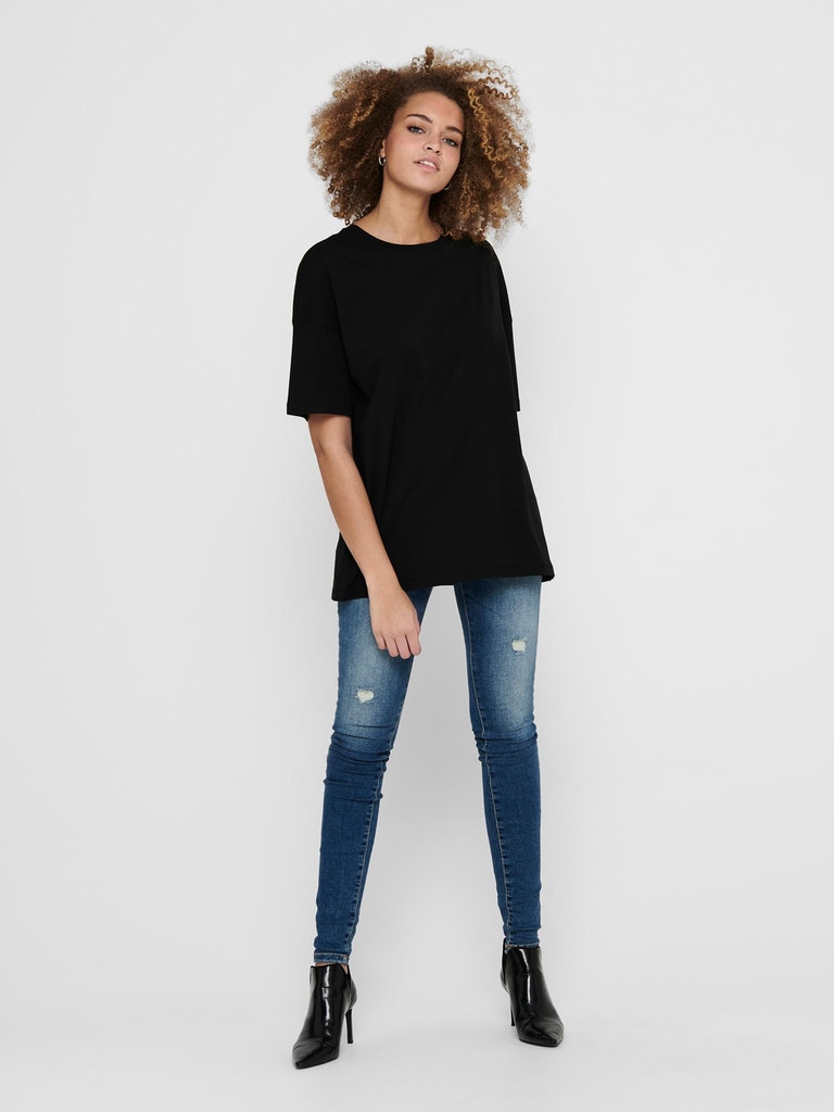 Only Onlaya Life S//S Oversized Top Jrs Noos T-Shirt Donna