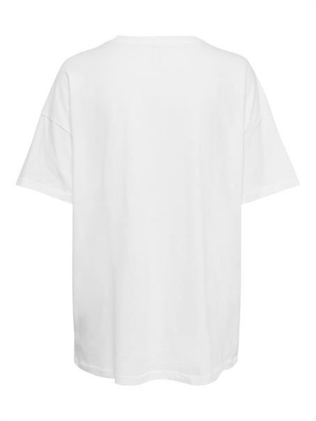 ONLAYA LIFE S/S OVERSIZED TOP JRS white