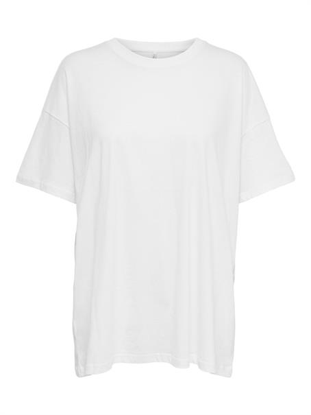 ONLAYA LIFE S/S OVERSIZED TOP JRS white