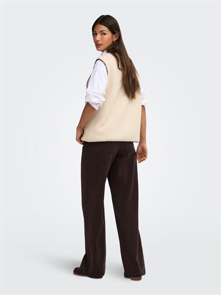 ONLBABY TEDDY VEST PNT birch