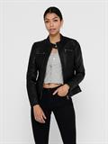 ONLBANDIT FAUX LEATHER BIKER OTW NOOS black