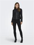 ONLBANDIT FAUX LEATHER BIKER OTW NOOS black
