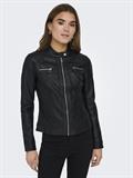 ONLBANDIT FAUX LEATHER BIKER OTW NOOS black