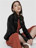 ONLBANDIT FAUX LEATHER BIKER OTW NOOS black