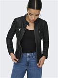 ONLBANDIT FAUX LEATHER BIKER OTW NOOS black