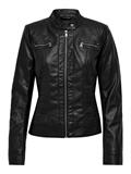 ONLBANDIT FAUX LEATHER BIKER OTW NOOS black