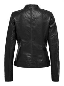 ONLBANDIT FAUX LEATHER BIKER OTW NOOS black