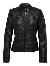 ONLBANDIT FAUX LEATHER BIKER OTW NOOS black