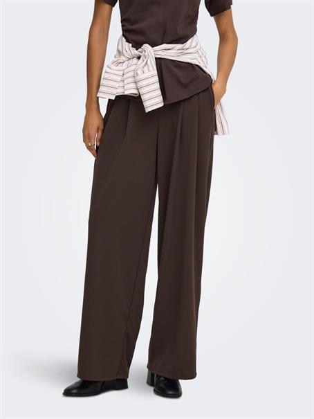 ONLBANG PLEAT WIDE PANT JRS coffee bean