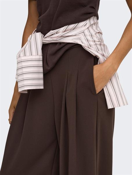 ONLBANG PLEAT WIDE PANT JRS coffee bean