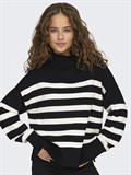 ONLBARIA LS HIGHNECK CC KNT black