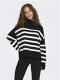 ONLBARIA LS HIGHNECK CC KNT black