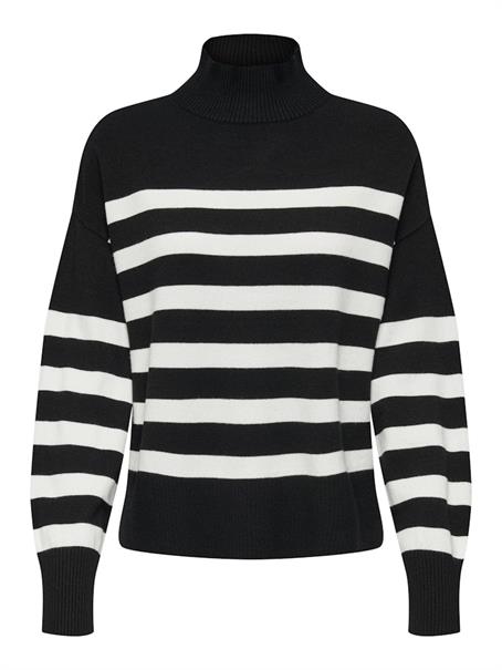 ONLBARIA LS HIGHNECK CC KNT black