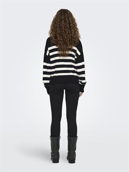 ONLBARIA LS HIGHNECK CC KNT black
