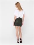 ONLBASE FAUX LEATHER SKIRT OTW peat