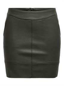 ONLBASE FAUX LEATHER SKIRT OTW peat
