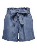 ONLBEA SMILLA HW PB LOOSE DNM SHORTS medium blue denim