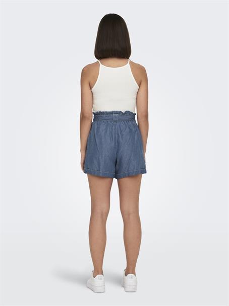 ONLBEA SMILLA HW PB LOOSE DNM SHORTS medium blue denim