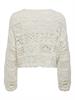 ONLBEACH 7/8 TIE CARDIGAN KNT NOOS cloud dancer