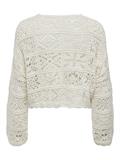 ONLBEACH 7/8 TIE CARDIGAN KNT NOOS cloud dancer
