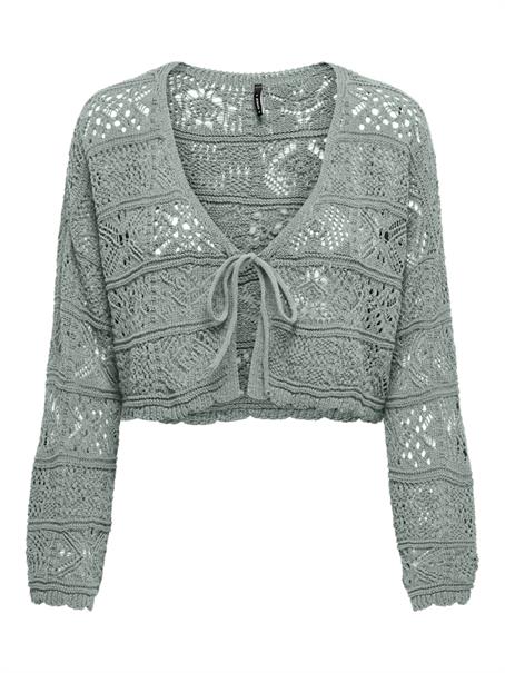 ONLBEACH 7/8 TIE CARDIGAN KNT NOOS jadeite