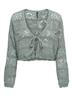 ONLBEACH 7/8 TIE CARDIGAN KNT NOOS jadeite