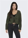 ONLBEACH LIFE 7/8 TIE CARDIGAN KNT NOOS forest night