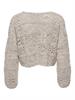 ONLBEACH LIFE 7/8 TIE CARDIGAN KNT NOOS pumice stone