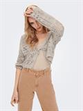 ONLBEACH LIFE 7/8 TIE CARDIGAN KNT NOOS pumice stone