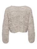 ONLBEACH LIFE 7/8 TIE CARDIGAN KNT NOOS pumice stone