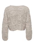 ONLBEACH LIFE 7/8 TIE CARDIGAN KNT NOOS pumice stone