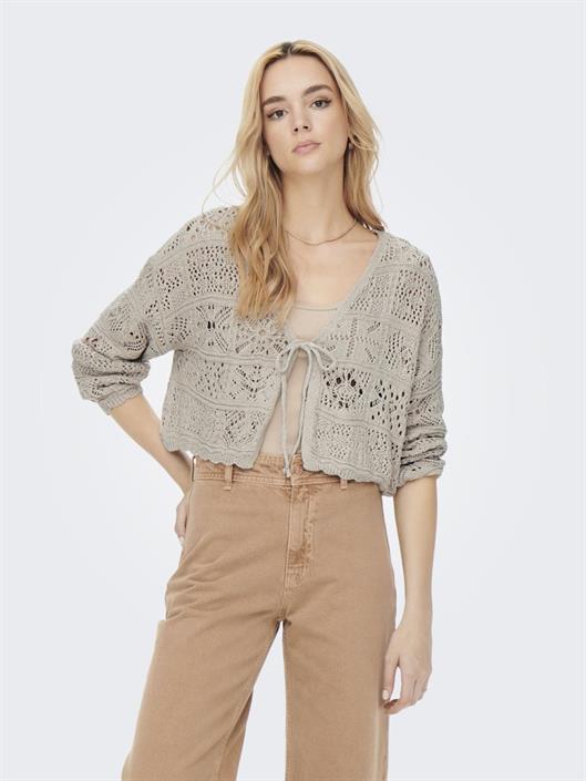 onlbeach-life-7-8-tie-cardigan-knt-noos-pumice-stone