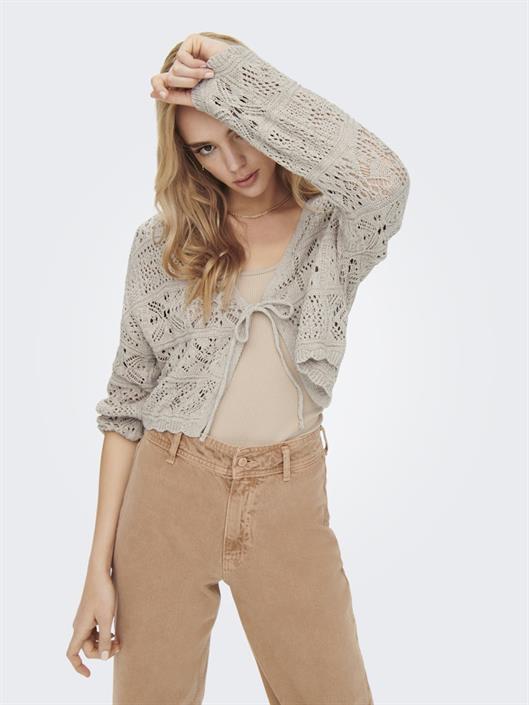 onlbeach-life-7-8-tie-cardigan-knt-noos-pumice-stone