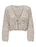ONLBEACH LIFE 7/8 TIE CARDIGAN KNT NOOS pumice stone