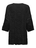 ONLBEACHIE LIFE 3/4 LOOSE ONECK NOOS KNT black