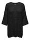 ONLBEACHIE LIFE 3/4 LOOSE ONECK NOOS KNT black