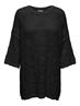 ONLBEACHIE LIFE 3/4 LOOSE ONECK NOOS KNT black