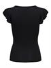 ONLBELIA CAP SLEEVE TOP JRS NOOS black