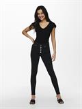 ONLBELIA CAP SLEEVE TOP JRS NOOS black