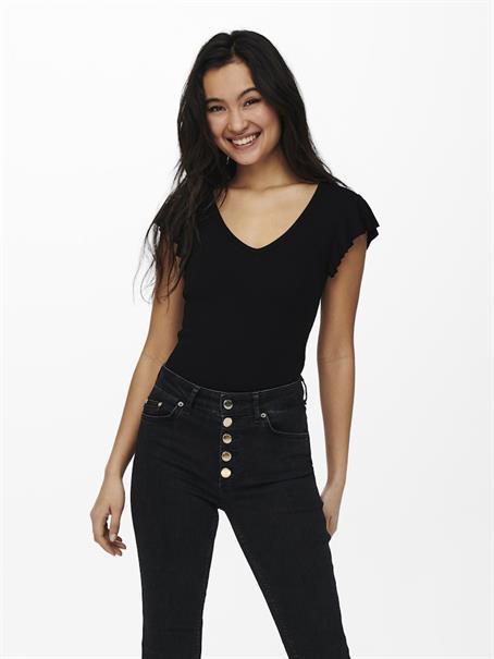ONLBELIA CAP SLEEVE TOP JRS NOOS black