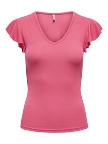ONLBELIA CAP SLEEVE TOP JRS NOOS camellia rose