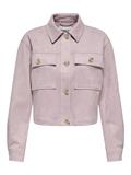 ONLBELICIA FAUX SUEDE JACKET OTW burnished lilac