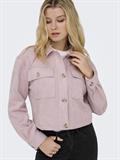 ONLBELICIA FAUX SUEDE JACKET OTW burnished lilac