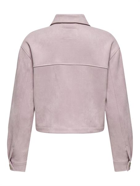 ONLBELICIA FAUX SUEDE JACKET OTW burnished lilac