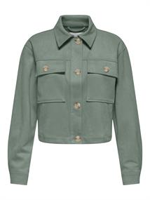 ONLBELICIA FAUX SUEDE JACKET OTW lily pad
