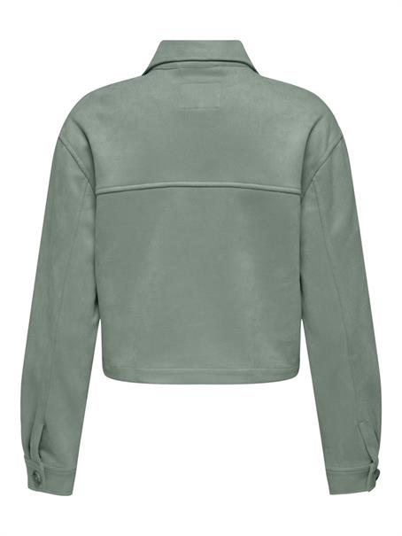 ONLBELICIA FAUX SUEDE JACKET OTW lily pad